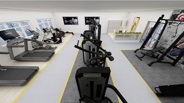 100平方健身房配置方案-广西快盈VIII体育健身器材有限公司
